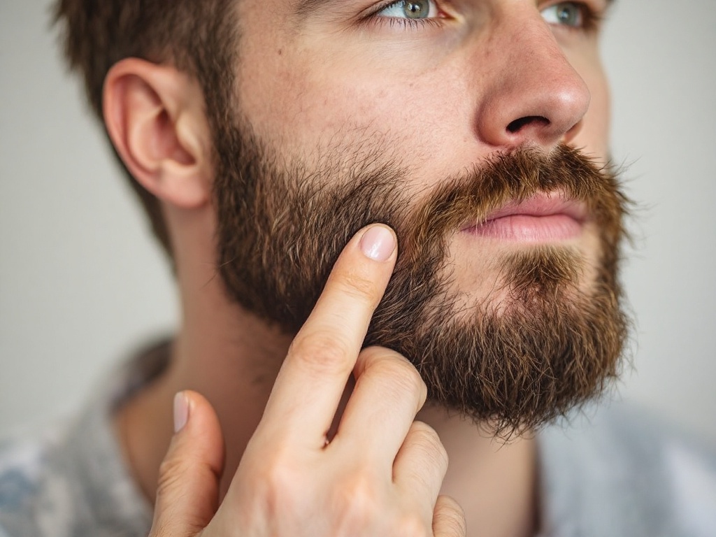 Encouraging beard growth.